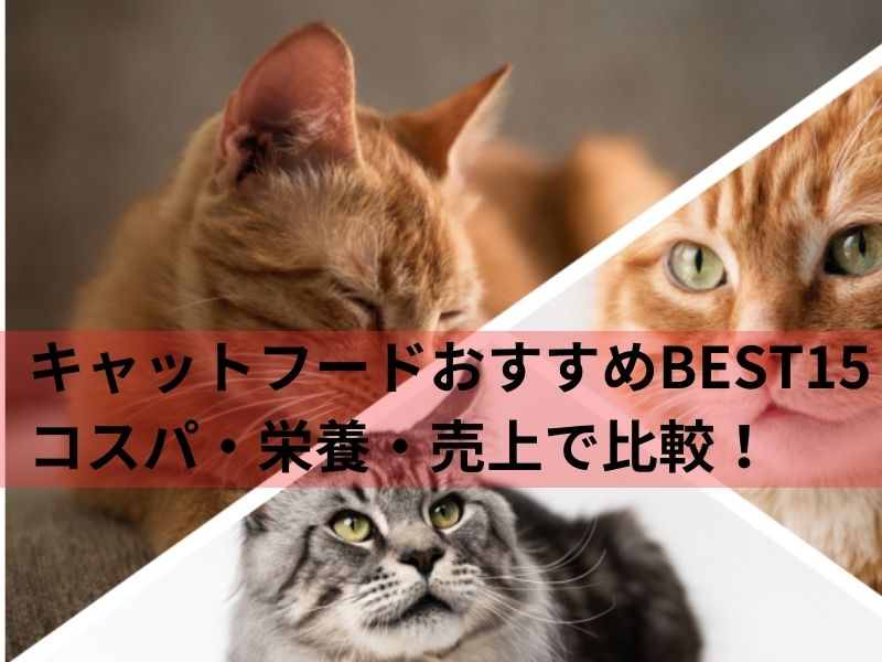 キャットフードおすすめBEST15｜コスパ・栄養・売上で比較！