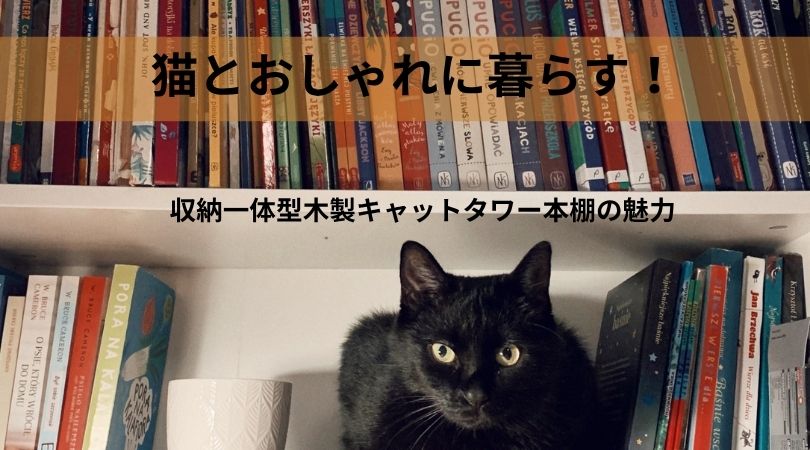猫とおしゃれに暮らす！収納一体型木製キャットタワー本棚の魅力