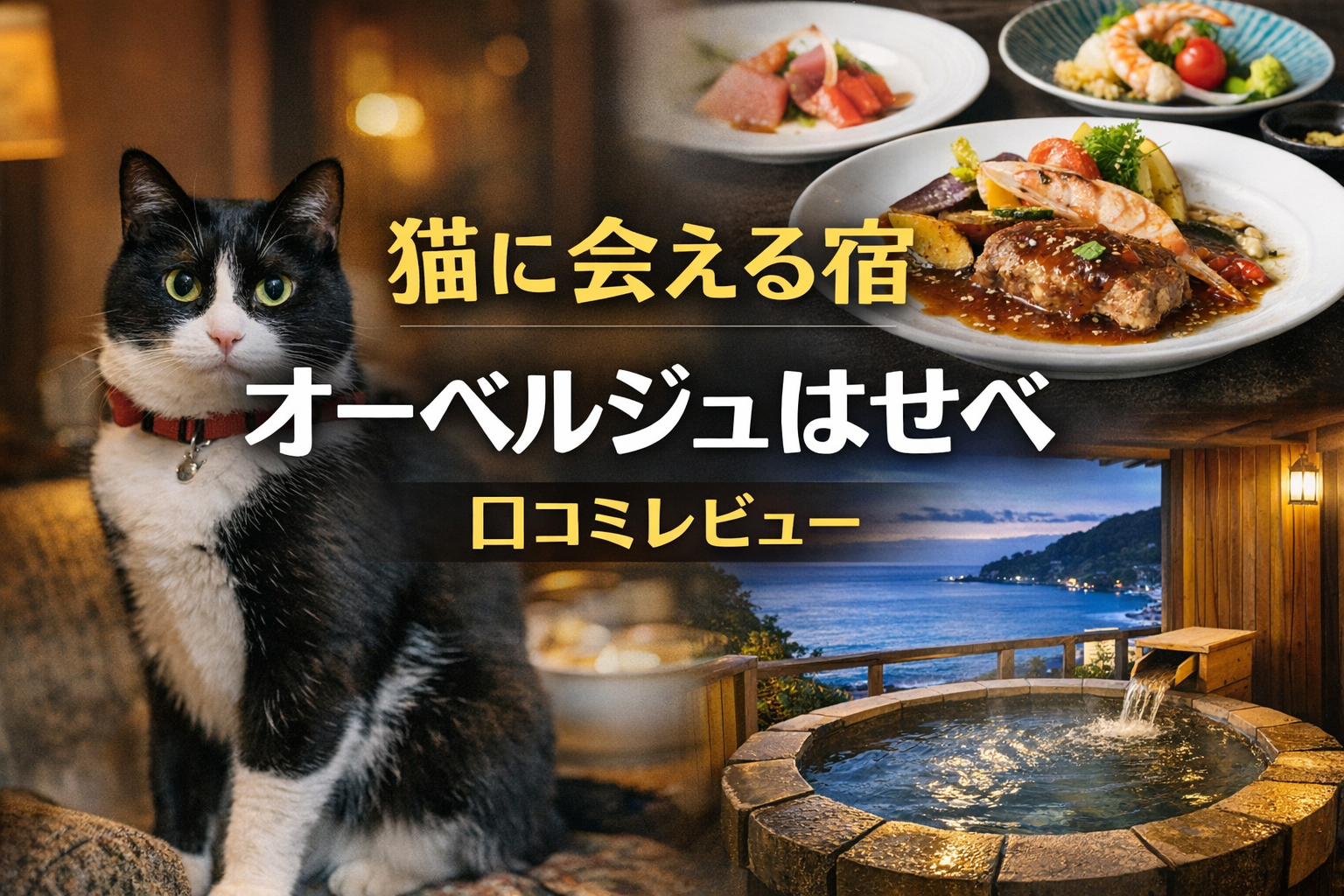 伊豆熱川 オーベルジュはせべ 看板猫と泊まれる宿